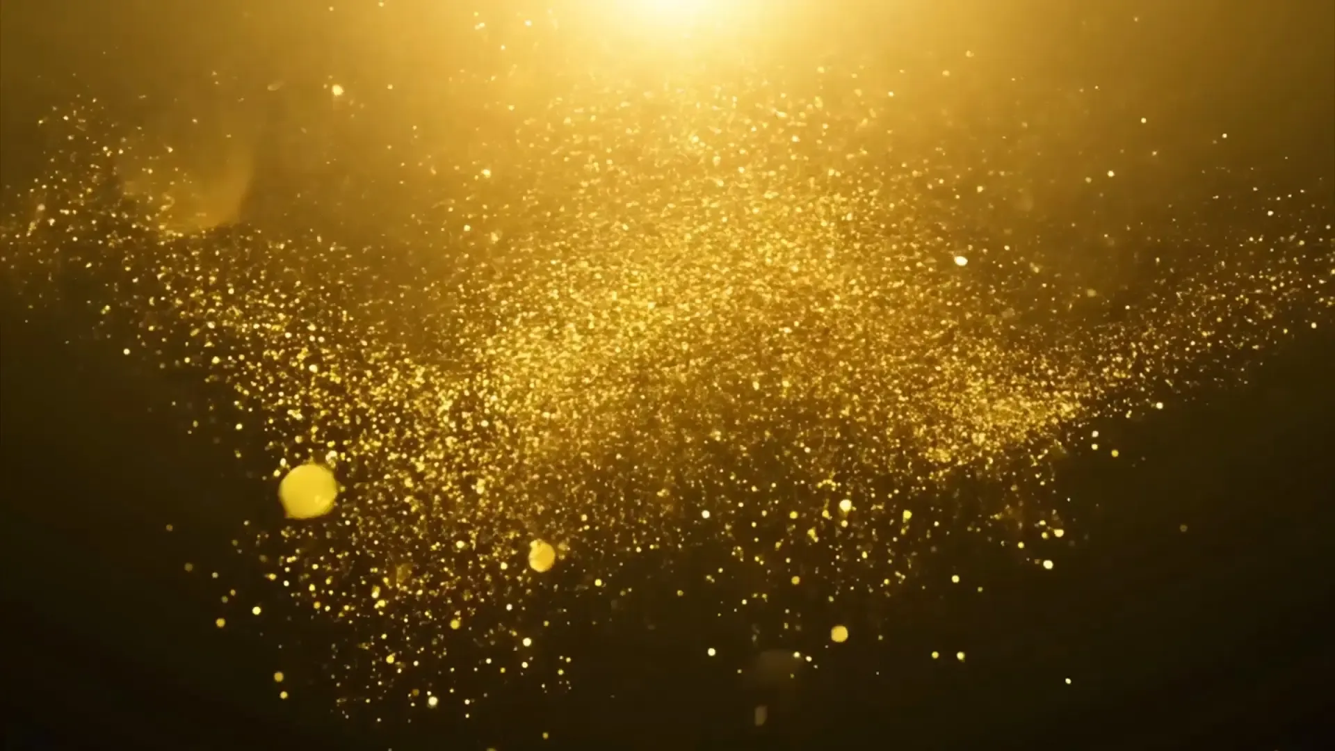 Shimmering Gold Overlay Video